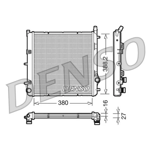 Chladič motora DENSO DRM21005