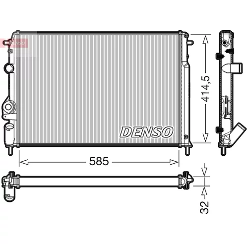 Chladič motora DENSO DRM23034