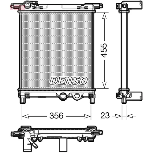 Chladič motora DENSO DRM32036