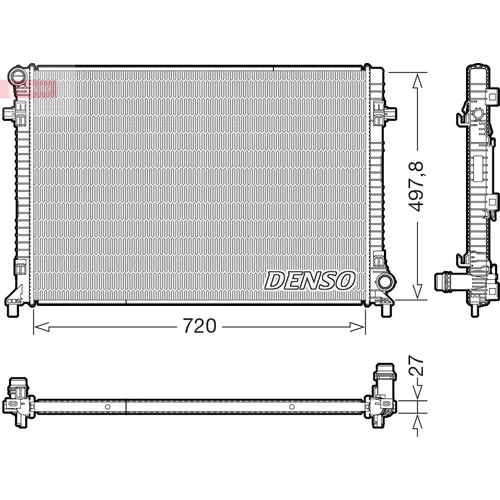 Chladič motora DENSO DRM32062