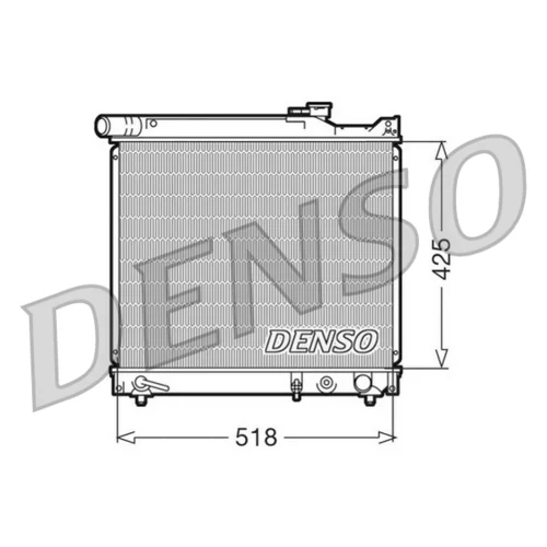 Chladič motora DENSO DRM47012