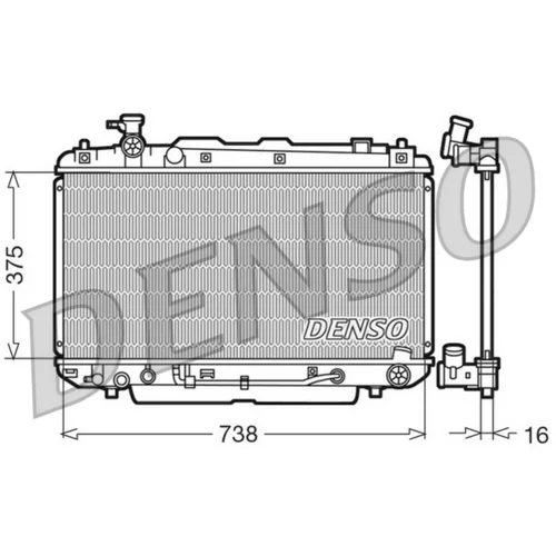 Chladič motora DENSO DRM50022