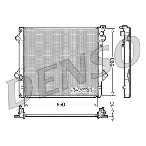 Chladič motora DENSO DRM50048