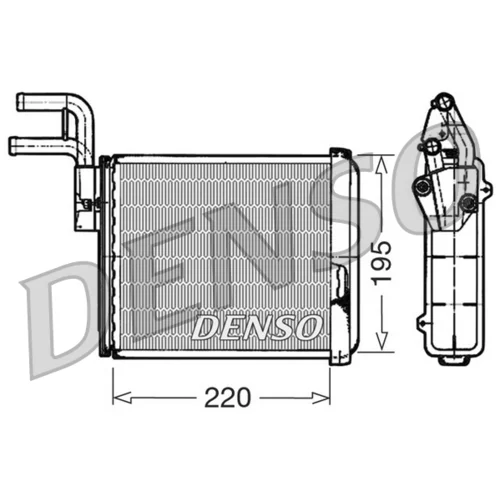 Výmenník tepla vnútorného kúrenia DRR09032 /DENSO/