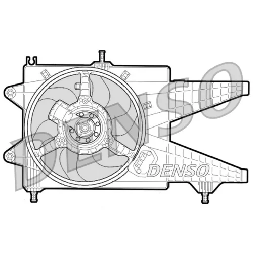 Ventilátor chladenia motora DENSO DER09041