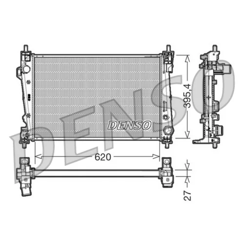 Chladič motora DENSO DRM01007