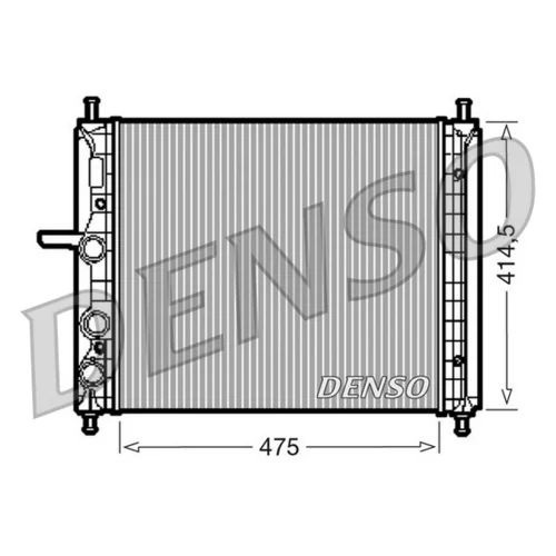 Chladič motora DENSO DRM09034
