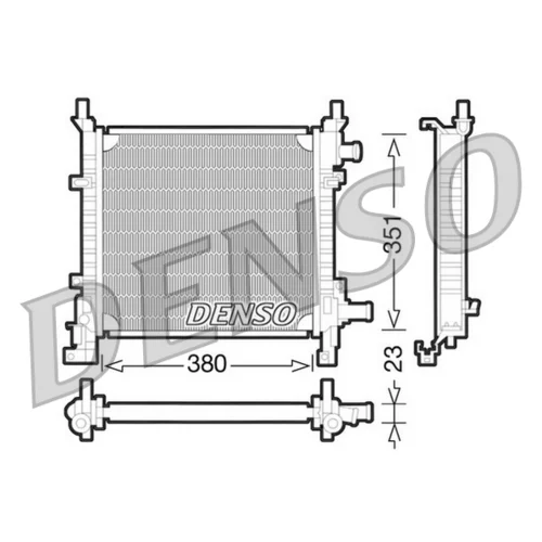 Chladič motora DRM10061 /DENSO/