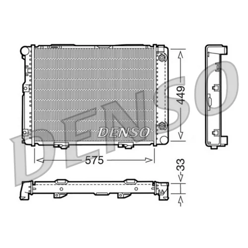 Chladič motora DENSO DRM17061