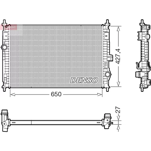 Chladič motora DENSO DRM20048
