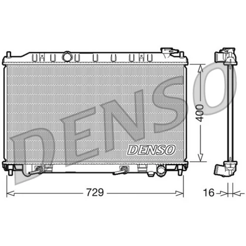Chladič motora DENSO DRM46033