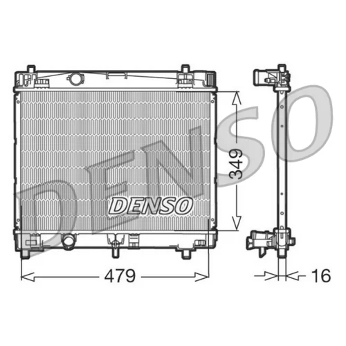 Chladič motora DENSO DRM50003