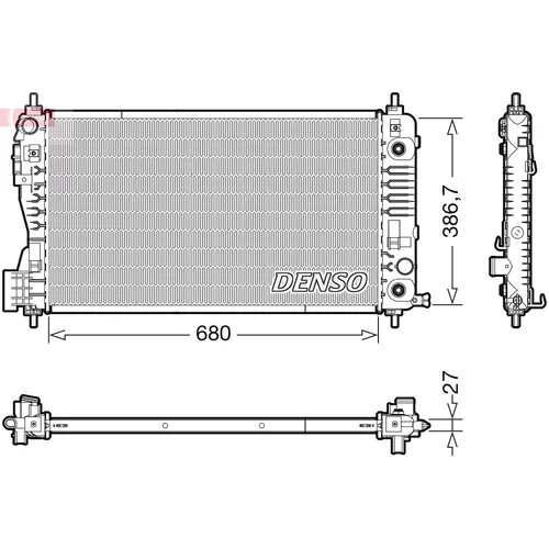 Chladič motora DENSO DRM99012