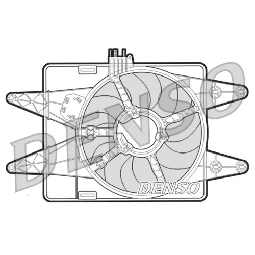 Ventilátor chladenia motora DENSO DER09023