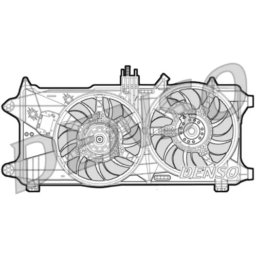 Ventilátor chladenia motora DENSO DER09025