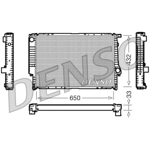 Chladič motora DENSO DRM05066
