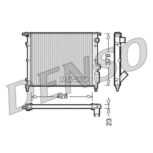 Chladič motora DENSO DRM23004