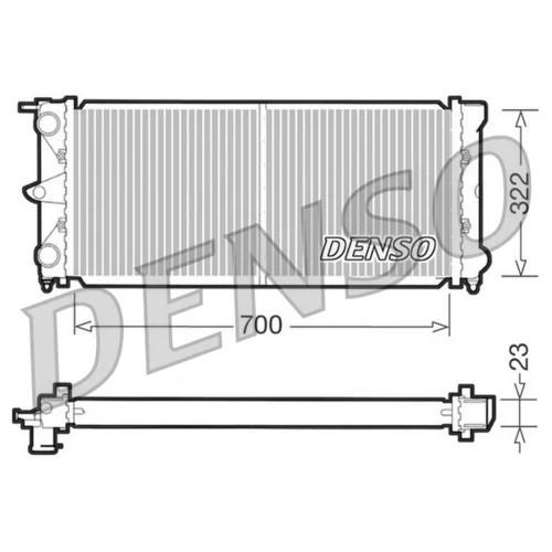 Chladič motora DENSO DRM32021