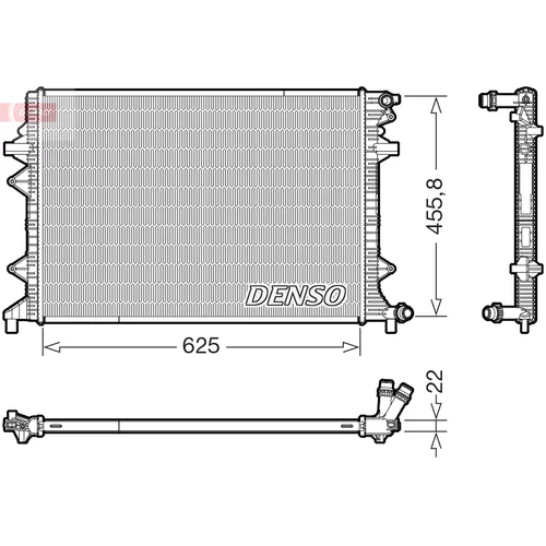 Chladič motora DENSO DRM32066