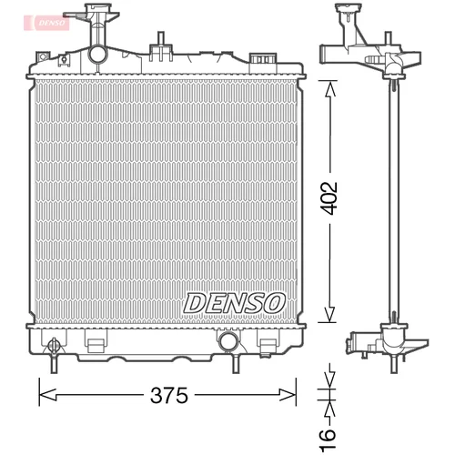 Chladič motora DENSO DRM45041