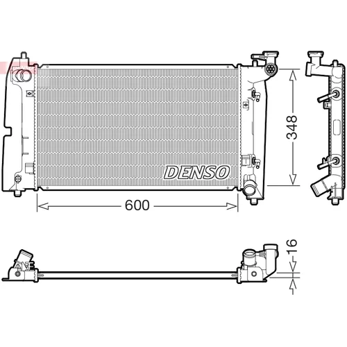 Chladič motora DENSO DRM50142