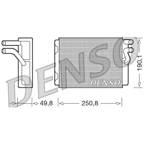 Výmenník tepla vnútorného kúrenia DRR33010 /DENSO/