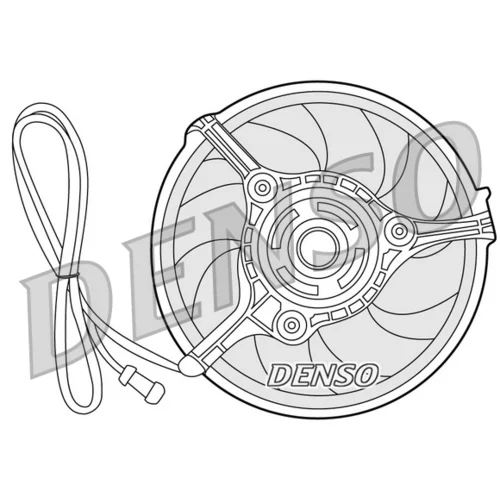 Ventilátor chladenia motora DENSO DER32008