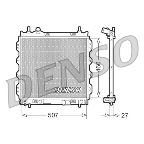 Chladič motora DENSO DRM06005
