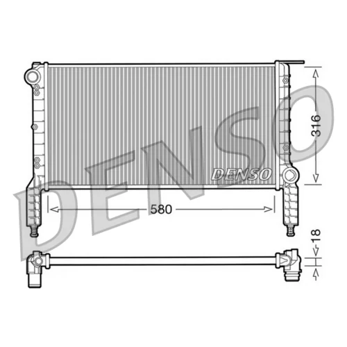 Chladič motora DENSO DRM09064