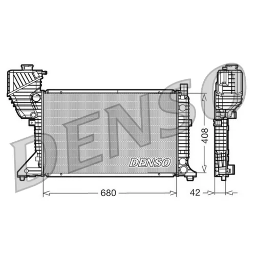 Chladič motora DENSO DRM17011