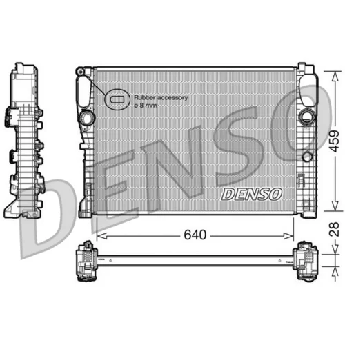 Chladič motora DENSO DRM17042