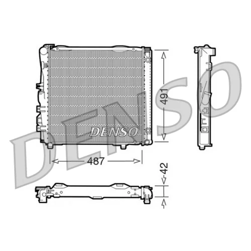 Chladič motora DRM17052 /DENSO/