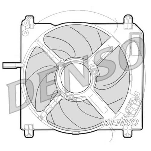 Ventilátor chladenia motora DENSO DER09009