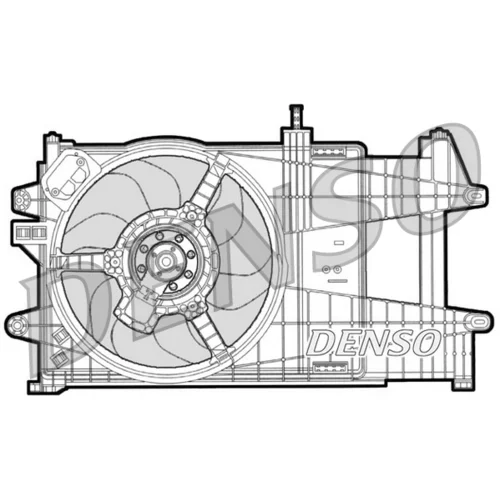 Ventilátor chladenia motora DENSO DER09039