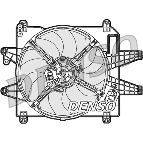 Ventilátor chladenia motora DENSO DER09089