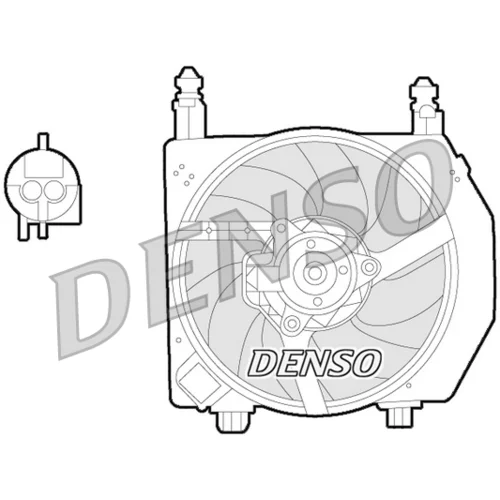 Ventilátor chladenia motora DENSO DER10006