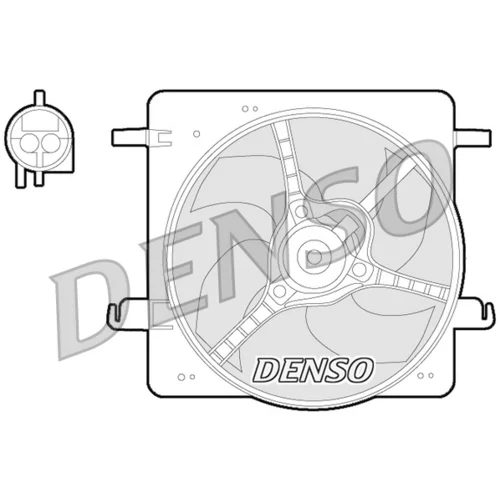 Ventilátor chladenia motora DENSO DER10008