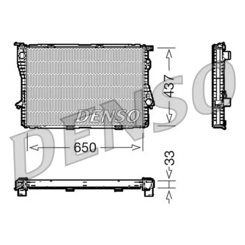 Chladič motora DENSO DRM05067