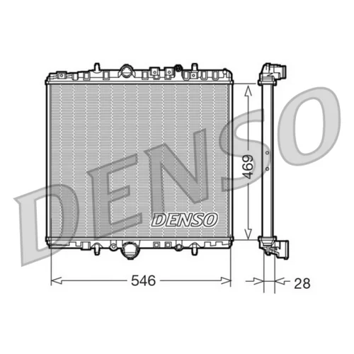 Chladič motora DENSO DRM07061