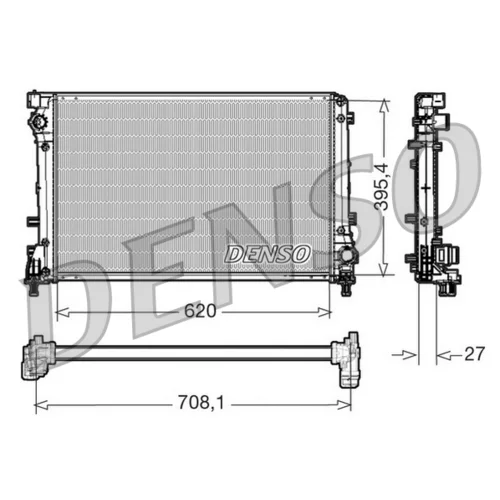 Chladič motora DENSO DRM09163