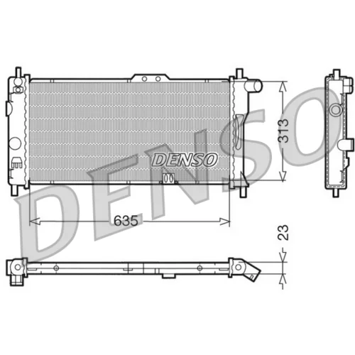 Chladič motora DENSO DRM20032