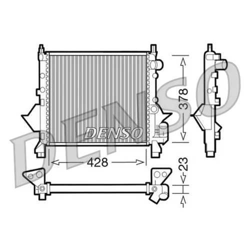 Chladič motora DENSO DRM23080