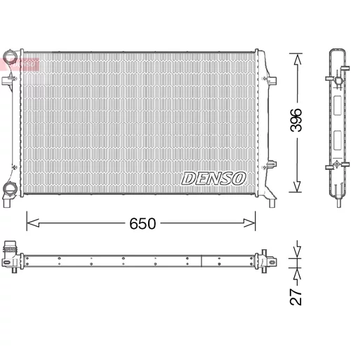 Chladič motora DENSO DRM32045