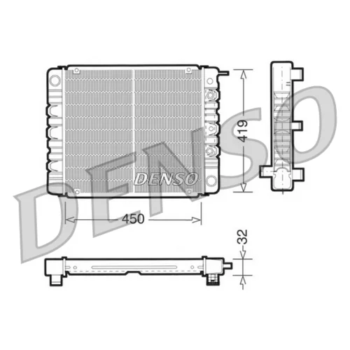 Chladič motora DENSO DRM33002