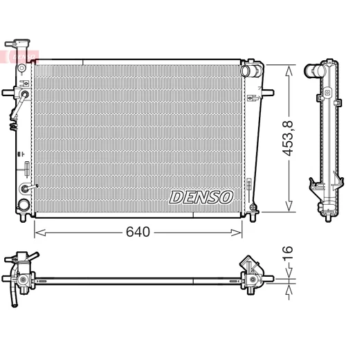 Chladič motora DENSO DRM41029