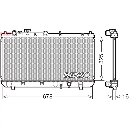 Chladič motora DENSO DRM44032