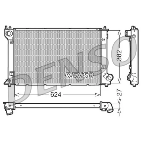Chladič motora DRM50027 /DENSO/