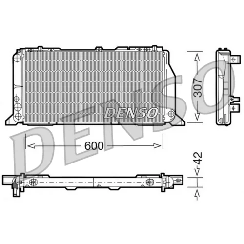 Chladič motora DENSO DRM02013