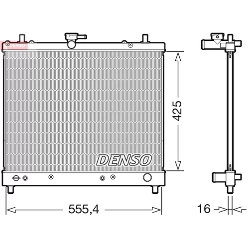 Chladič motora DENSO DRM35006
