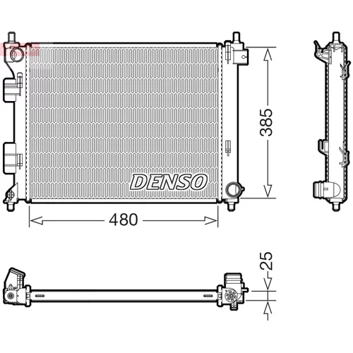 Chladič motora DENSO DRM41034